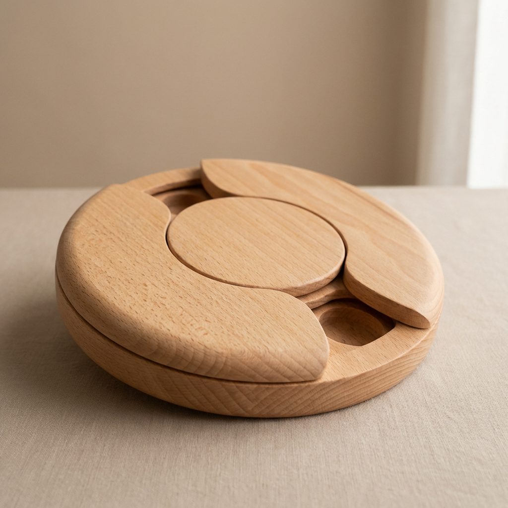 PETUAL 'Luna' Interactive Wooden Puzzle